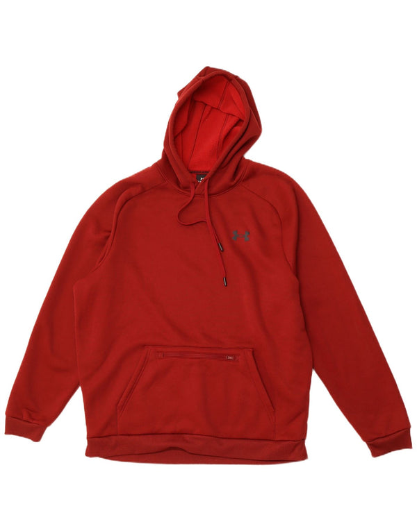 UNDER ARMOR Ανδρικό Hoodie Jumper XL μπορντό πολυεστέρας