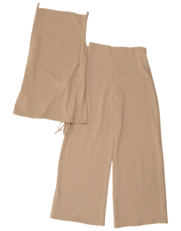 Zara Γυναικείο Σετ 2 τεμαχίων UK 8 Small W28 L28 Beige Polyester