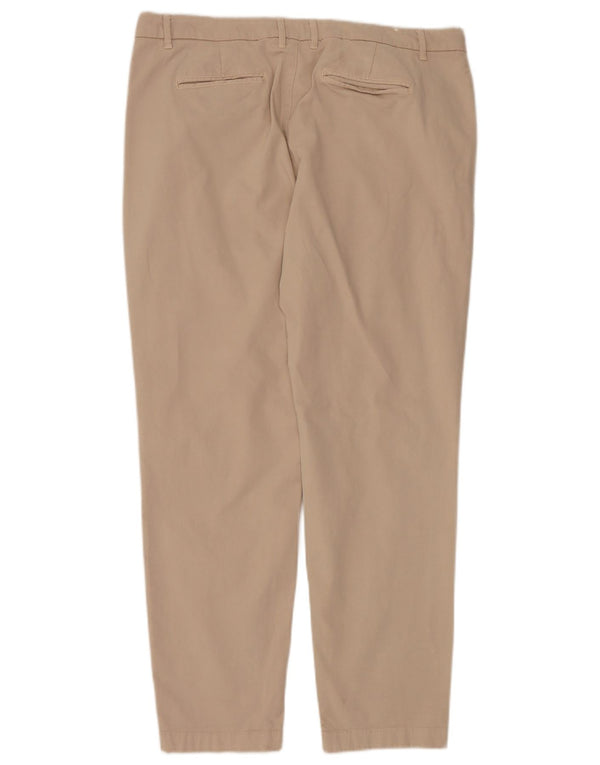Fat Face Γυναικείο λεπτό παντελόνι Chino UK 16 Large W36 L29 Beige βαμβακερό