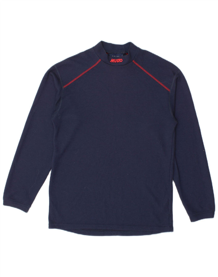 Musto Boys Top Μακρυμάνικο 12-13 ετών Μεγάλο Navy Blue