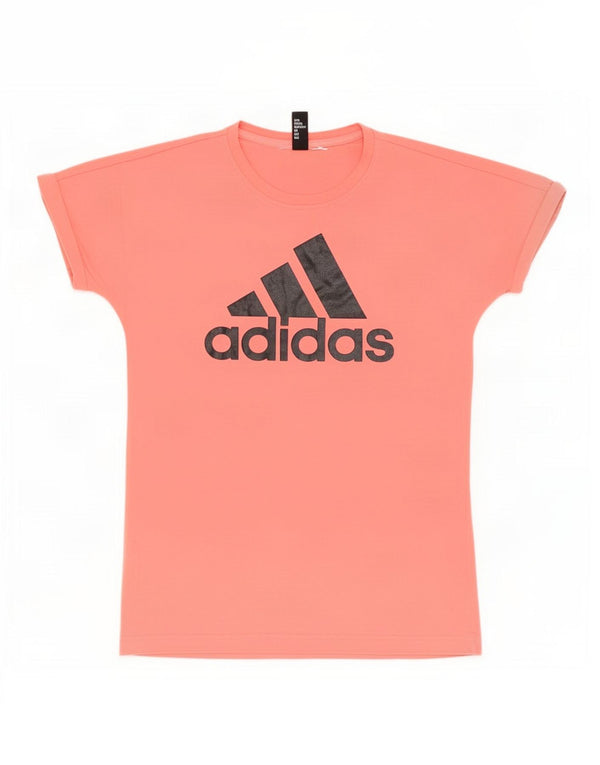 Γυναικείο γραφικό T-Shirt Adidas Top UK 10 Small Pink