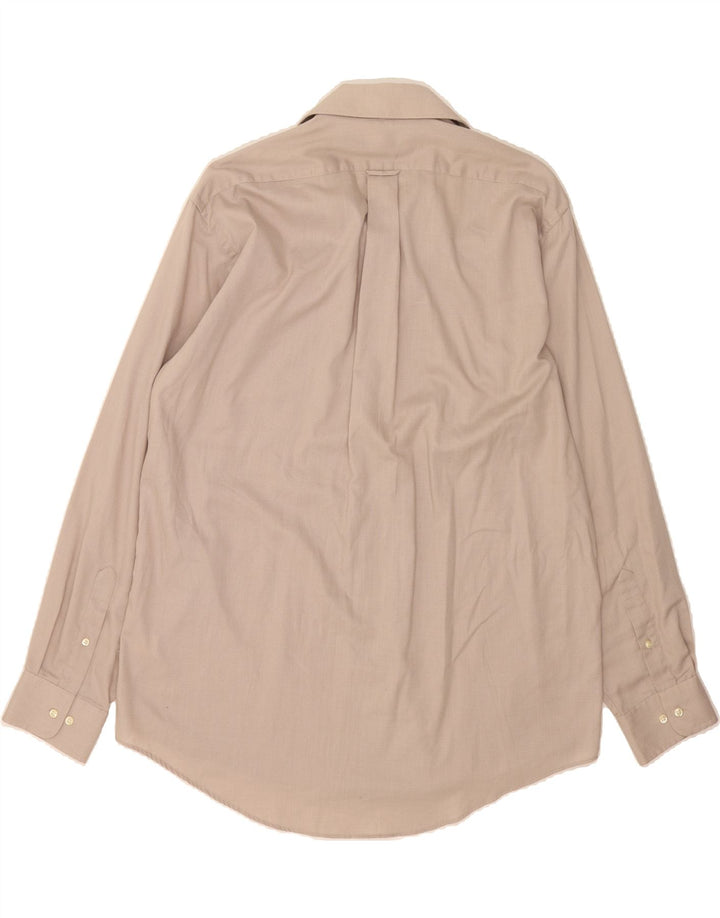 DOCKERS Mens Shirt Size 16 16 1/2 Large Beige Cotton Vintage Dockers and Second-Hand Dockers from Messina Hembry 