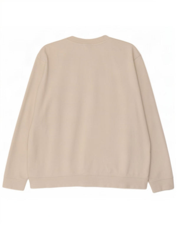Ανδρικό γραφικό φούτερ Hugo Boss Jumper XL Λευκό βαμβακερό