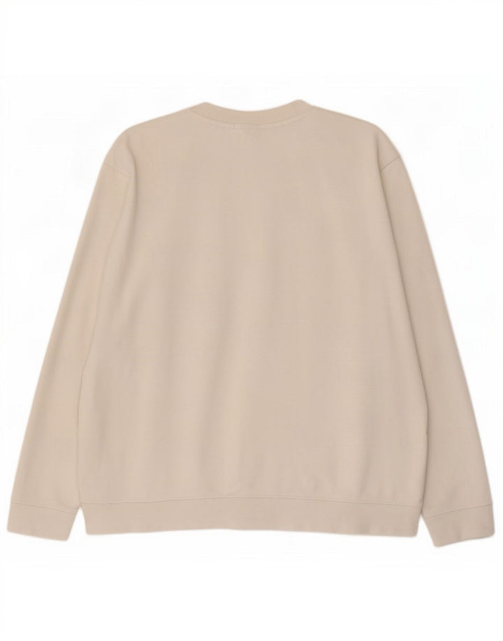 Ανδρικό γραφικό φούτερ Hugo Boss Jumper XL Λευκό βαμβακερό