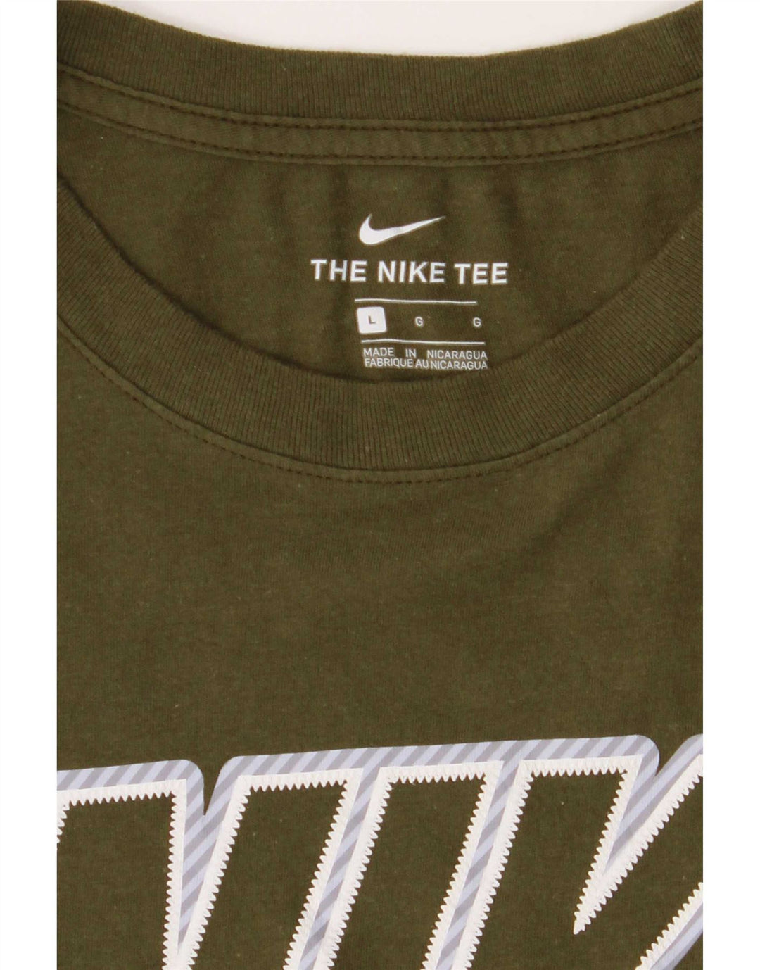 Ανδρικό γραφικό μπλουζάκι Nike τοπ μεγάλο πράσινο
