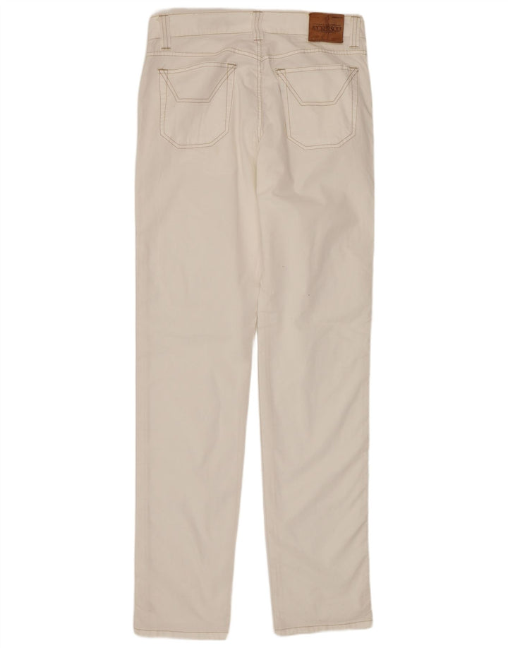 JECKERSON Γυναικείο Slim Jeans W31 L34 Λευκό βαμβακερό
