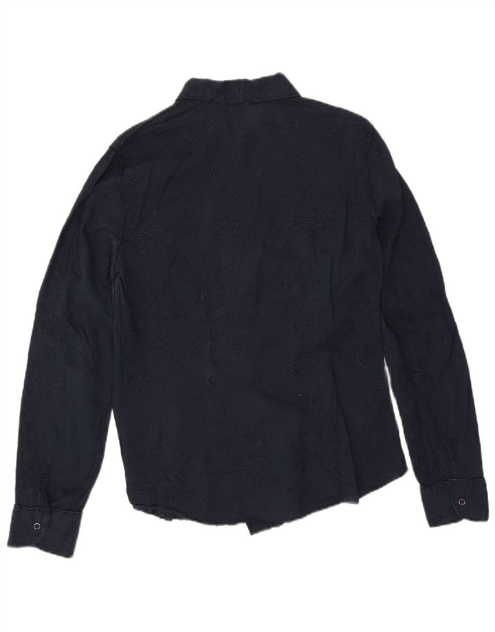 Γυναικείο πουκάμισο Marlboro Classics EU 44 XL Navy Blue Floral