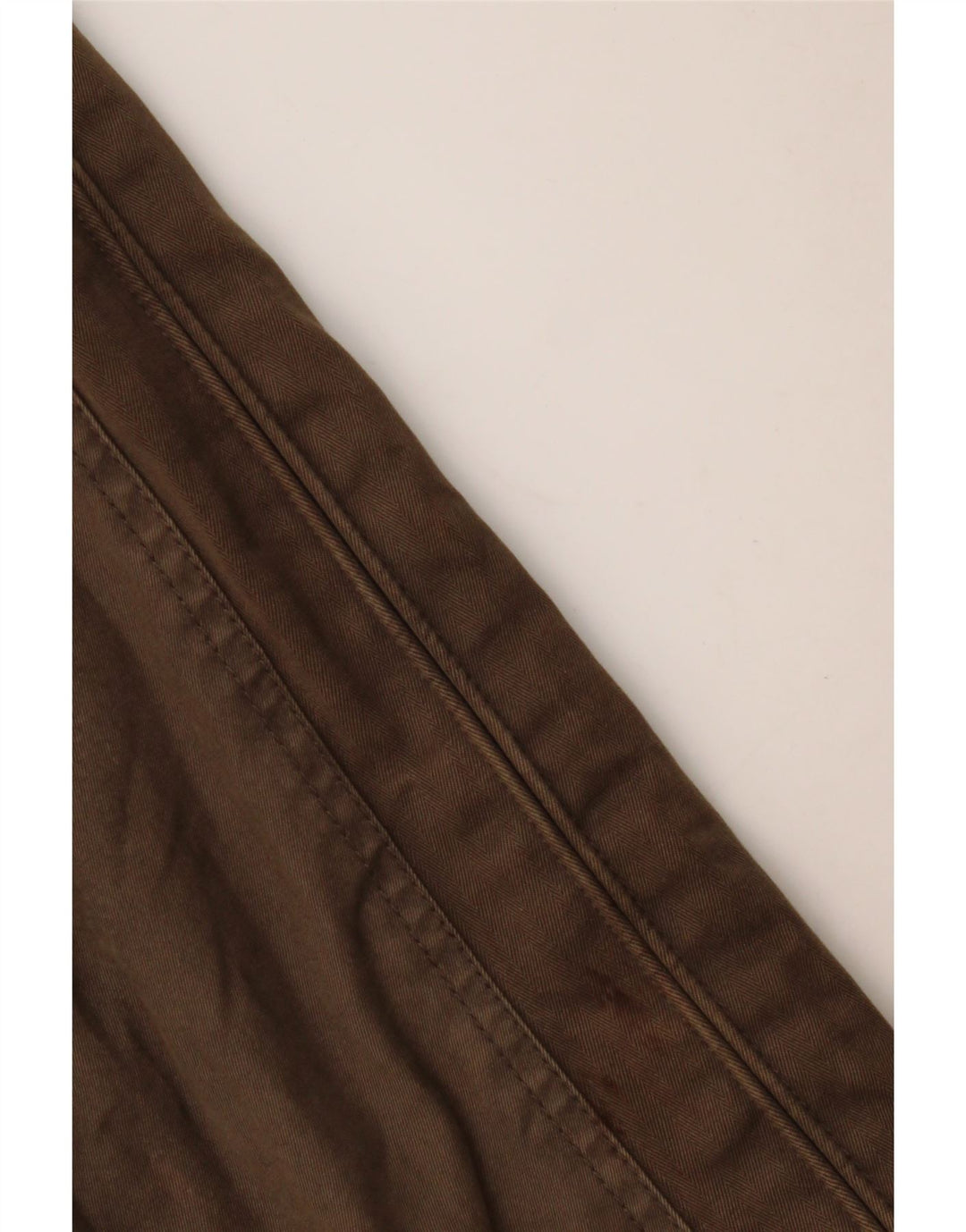 Marks & Spencer Mens Bomber Jacket UK 36 Small Khaki Cotton
