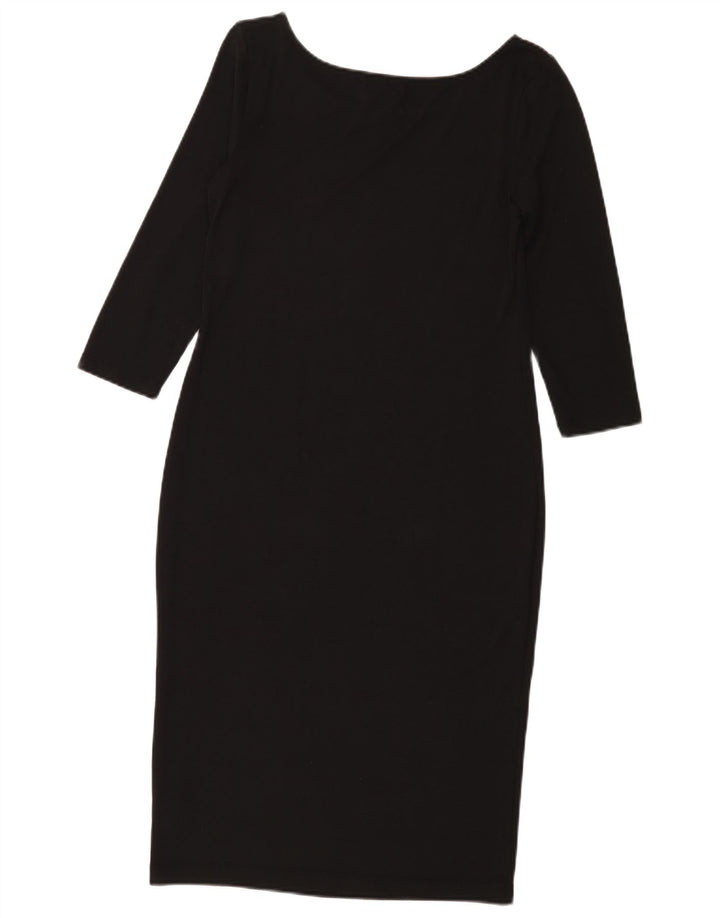 Γυναικείο φόρεμα με μανίκια Gap 3/4 UK 10 Small Black Polyester