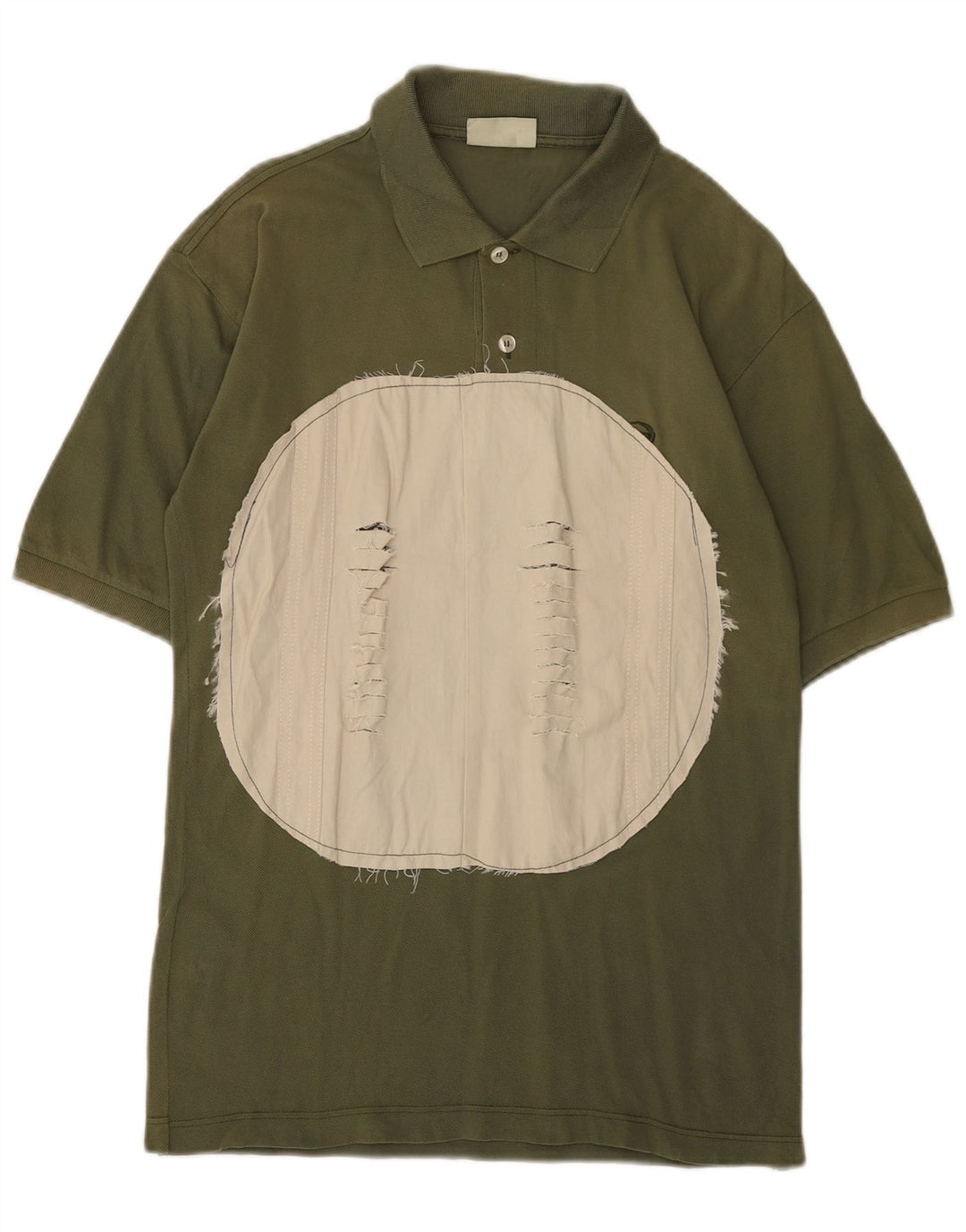 SERGIO TACCHINI Ανδρικό πουκάμισο πόλο με μικρό χακί χρώμα