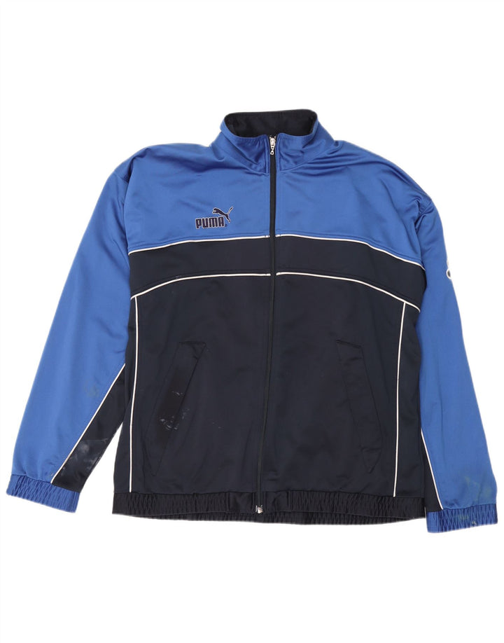 Ανδρική αθλητική φόρμα γραφικών Puma Top Jacket Μεγάλο μπλε μπλε χρώματος