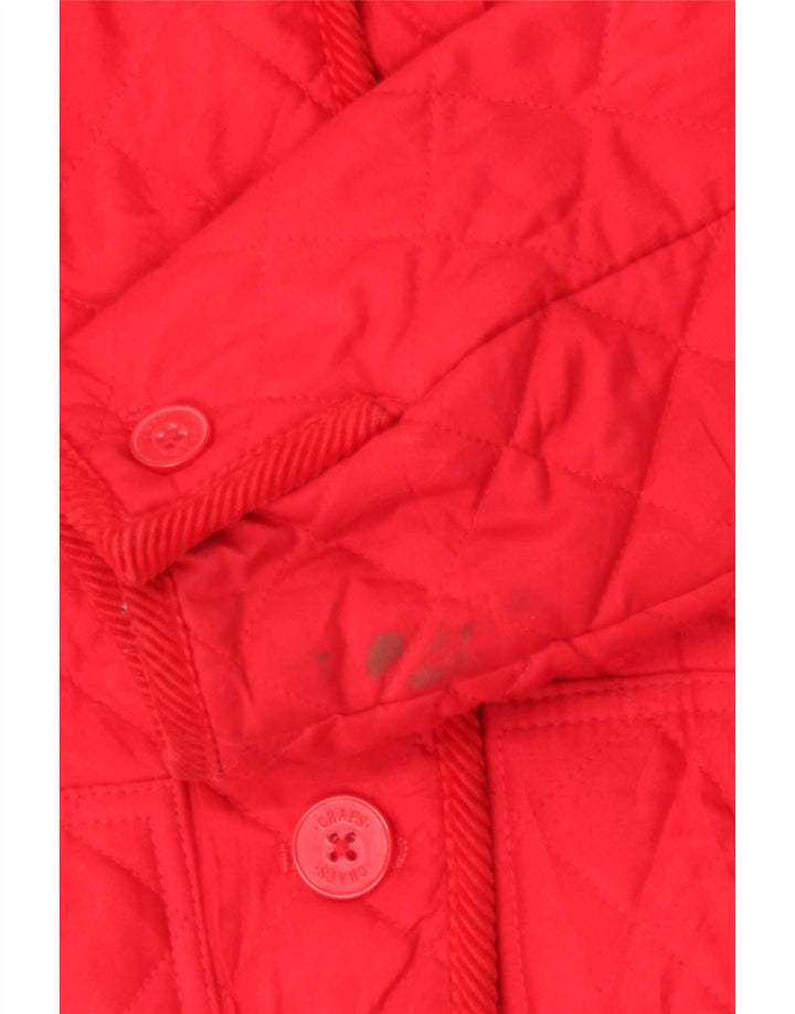 Chaps Γυναικείο καπιτονέ μπουφάν UK 10 Small Red Polyester