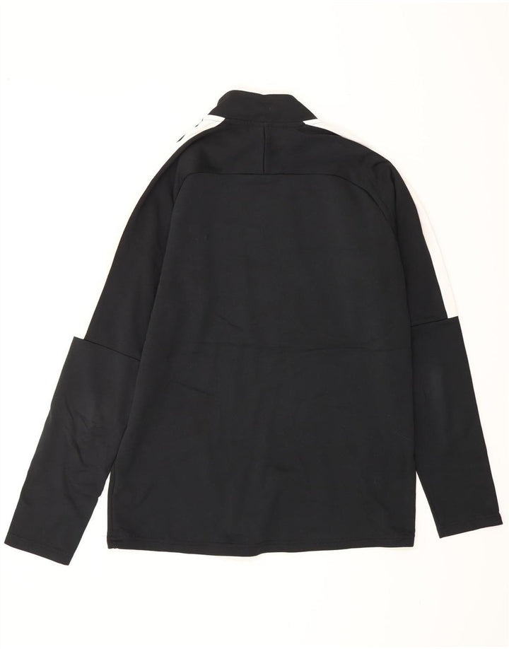 Ανδρική φόρμα NIKE Dri Fit με φερμουάρ πουλόβερ στο επάνω μέρος, μεσαίο μαύρο χρώμα