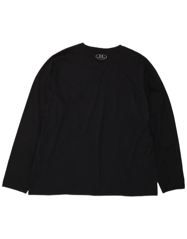 Under Armour Ανδρικό Heat Gear Μακρυμάνικο 3XL Μαύρο Πολυεστέρα