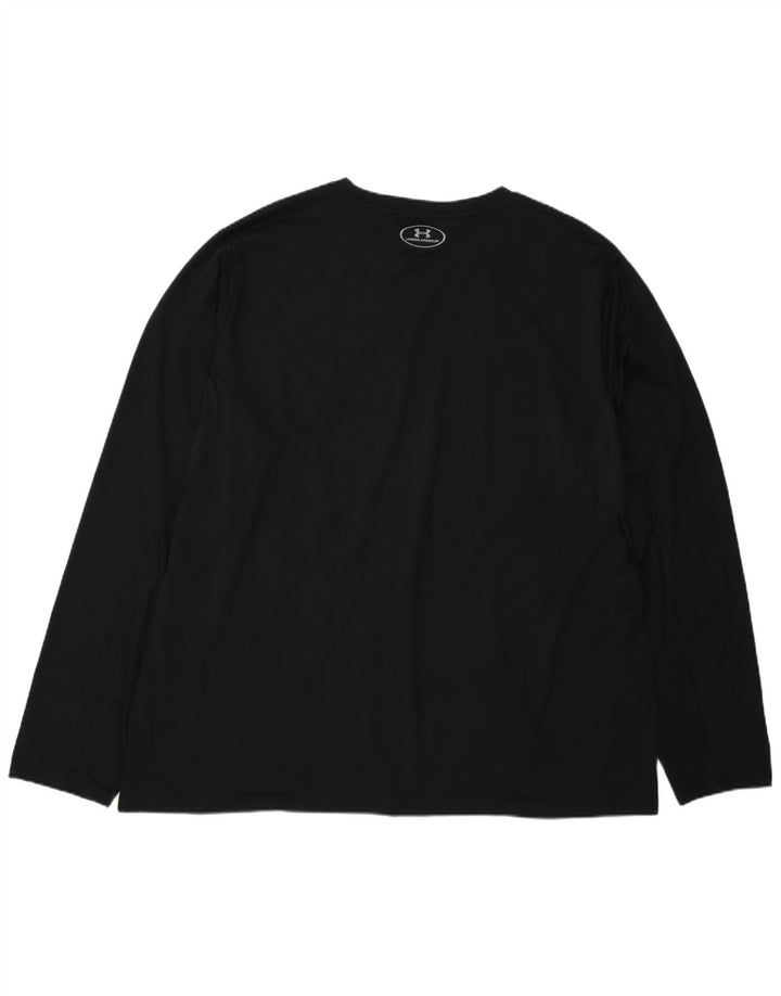 Under Armour Ανδρικό Heat Gear Μακρυμάνικο 3XL Μαύρο Πολυεστέρα