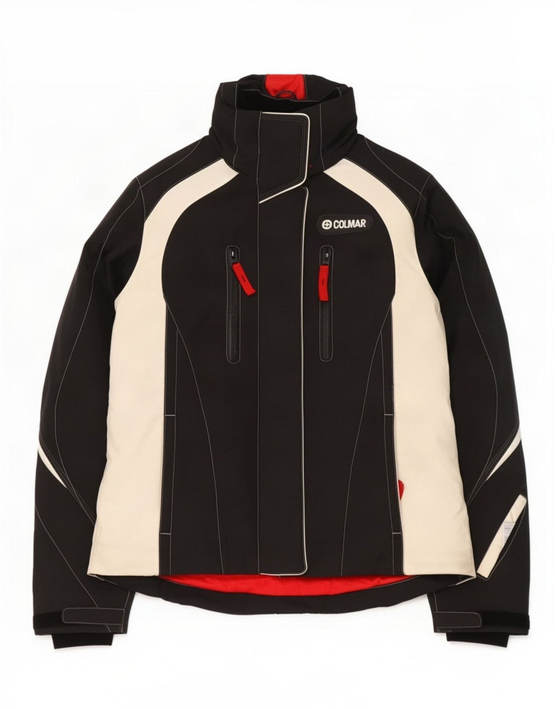 Colmar Γυναικείο Μπουφάν σκι IT 48 XL Μαύρο Colourblock Polyamide