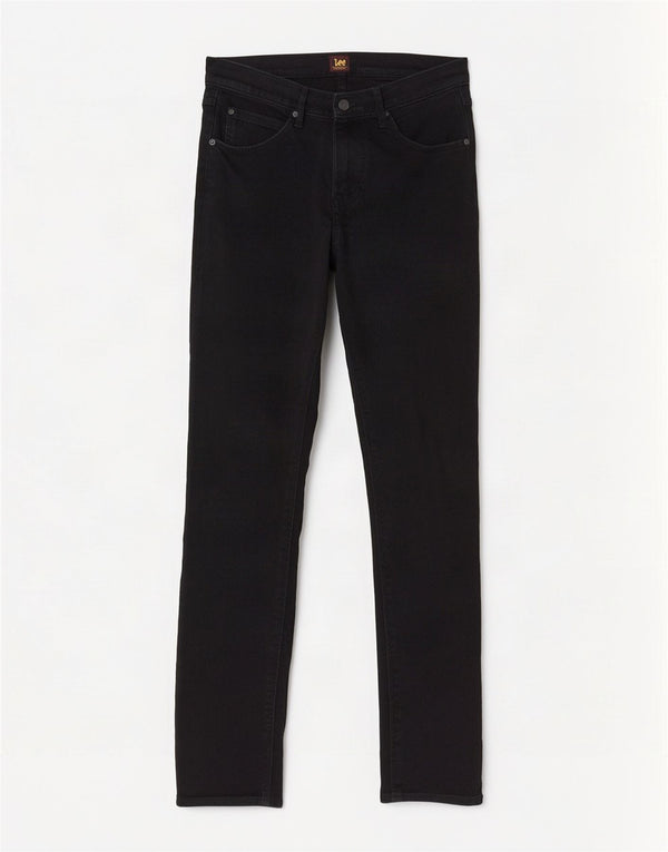 Lee Mens Luke Slim Tapered Jeans W34 L30 Μαύρο βαμβακερό