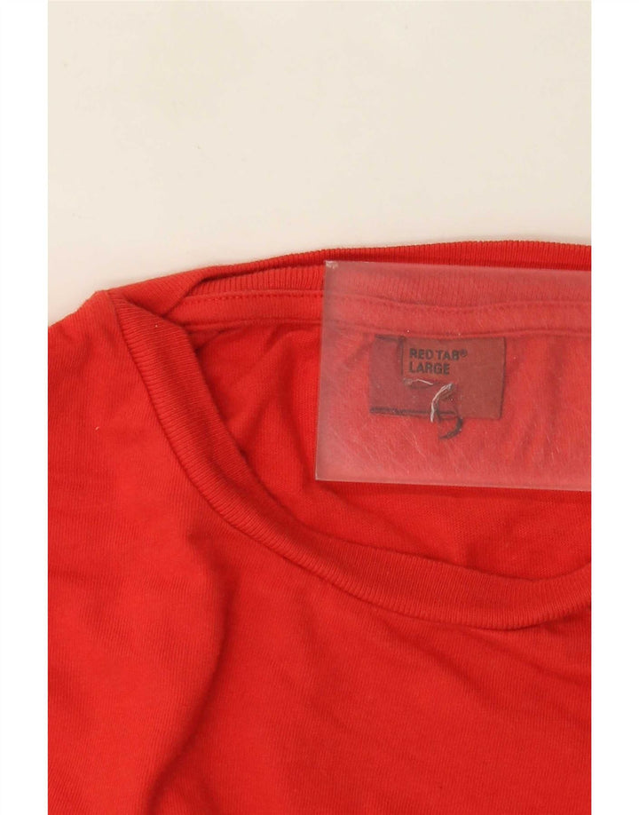 Γυναικείο γραφικό T-Shirt Levi's Top UK 16 Large Red