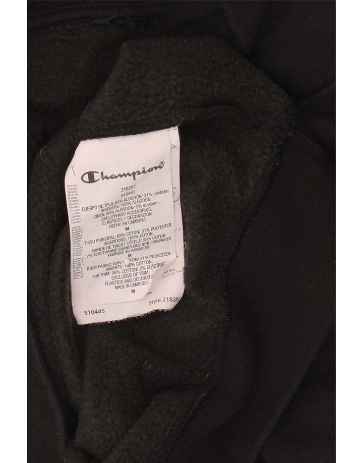 Ανδρικό Champion Graphic Hoodie Jumper Μεσαίο μαύρο βαμβακερό