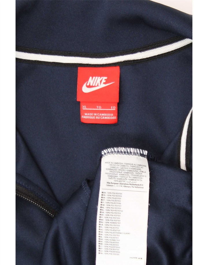 Ανδρική φόρμα Nike Top Jacket XL Navy Blue Colorblock Polyester