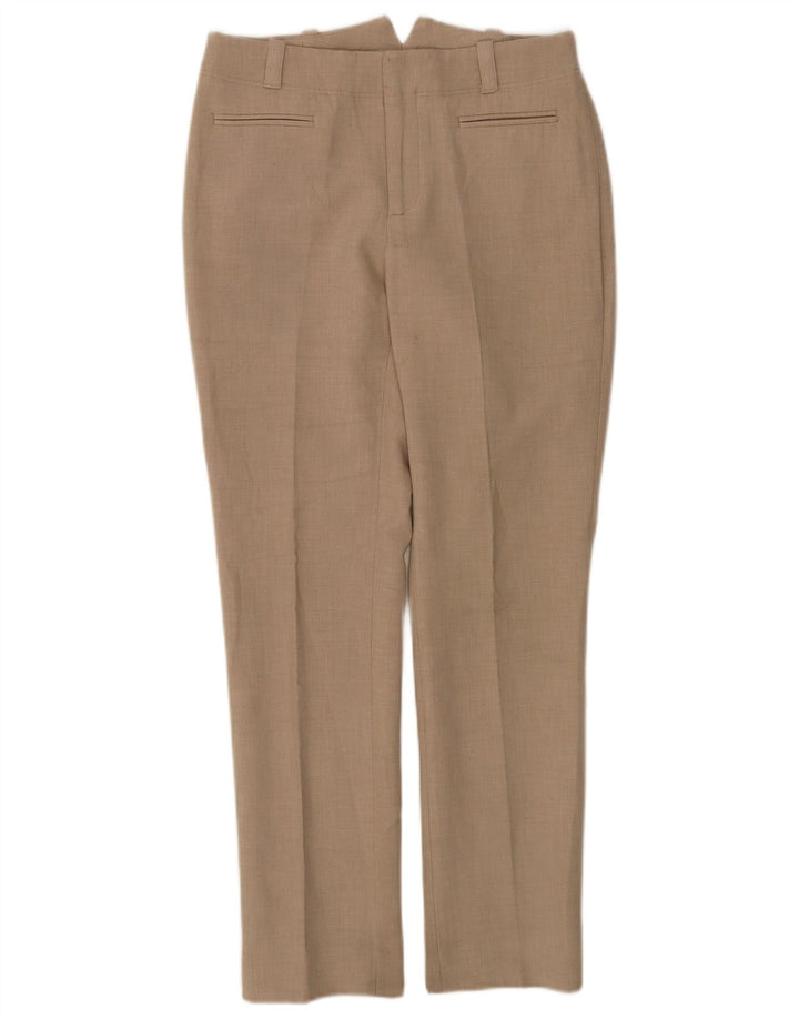 Zara γυναικείο ίσιο παντελόνι EU 38 Small W28 L29 Grey Polyester