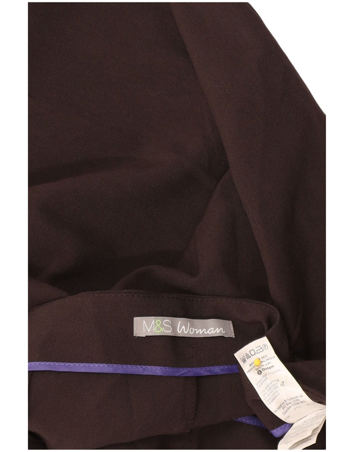 Marks & Spencer Γυναικείο Bootcut Casual Παντελόνι UK 12 Medium W30 L29 Grey