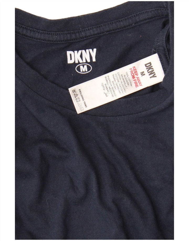 Ανδρικό T-Shirt DKNY Top από μεσαίο μπλε ναυτικό βαμβακερό