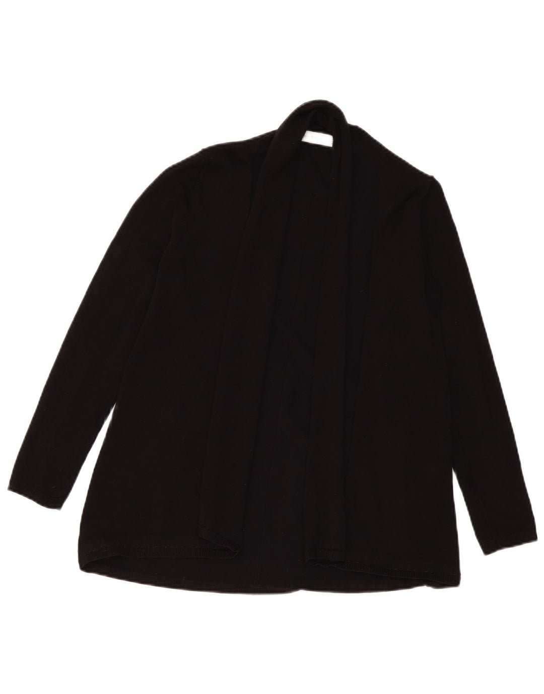 Zara Γυναικείο Ανοιχτό Ζακέτα UK 12 Medium Black