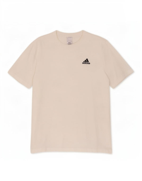 Ανδρικό T-Shirt Adidas Top μεγάλο λευκό βαμβακερό