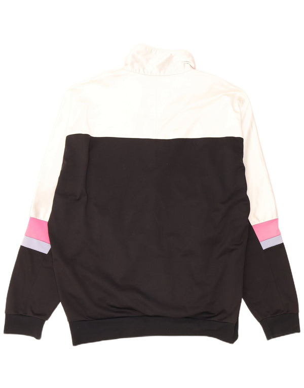 Γυναικεία φόρμα γραφικών Asics Top Jacket UK 18 XL White Colourblock