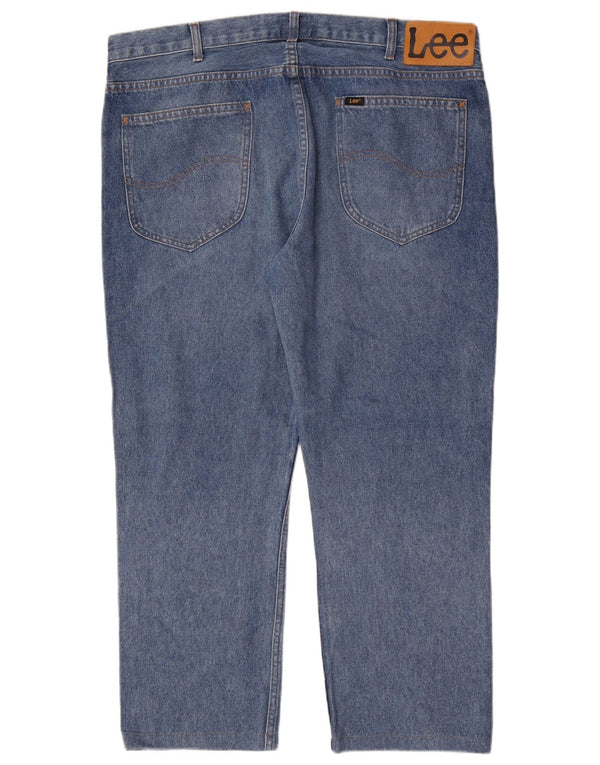 Lee Mens Rider Slim Straight Jeans W38 L27 Μπλε βαμβακερό