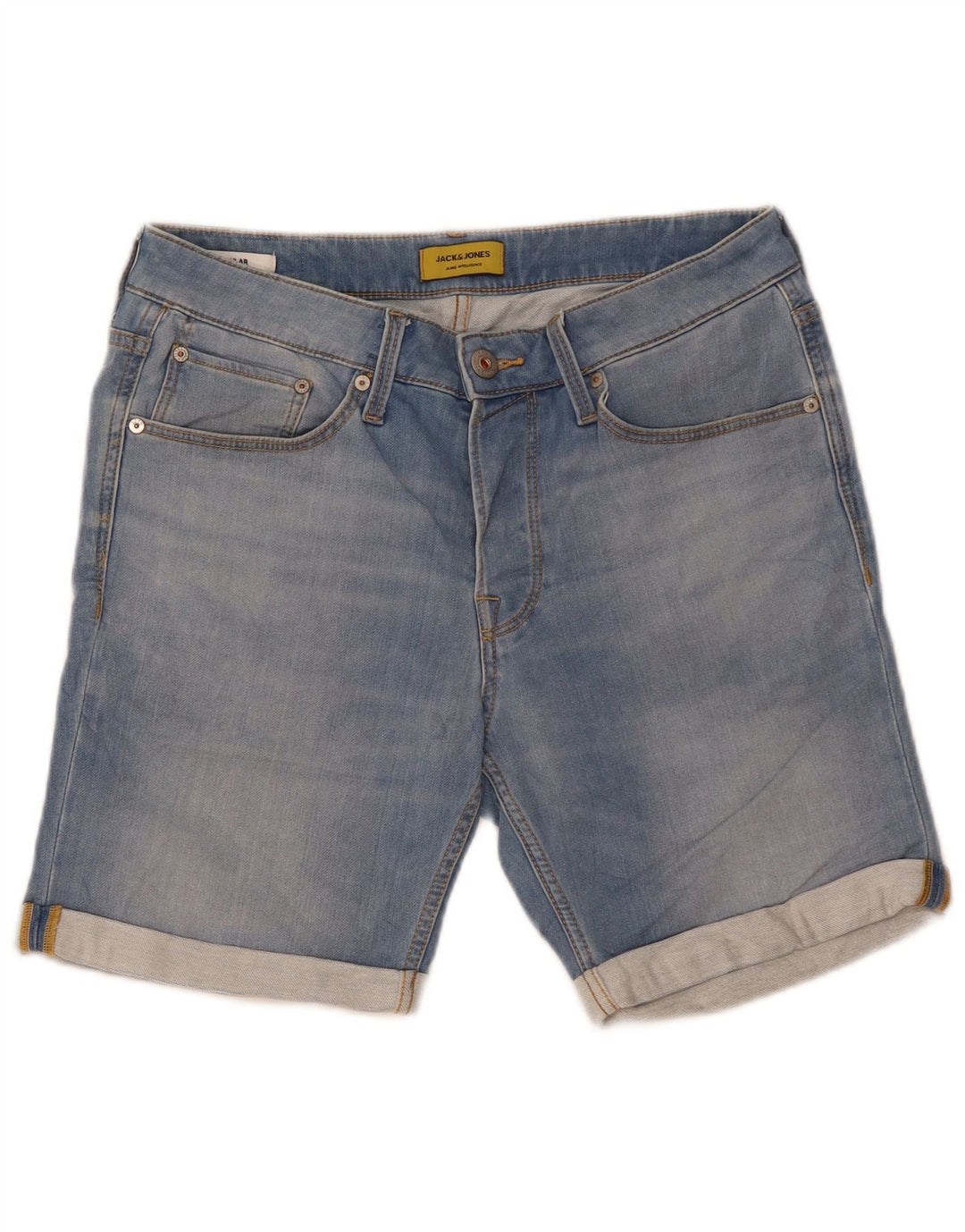 Ανδρικό τζιν σορτς Jack & Jones κανονικό μεσαίο W32 Μπλε βαμβακερό