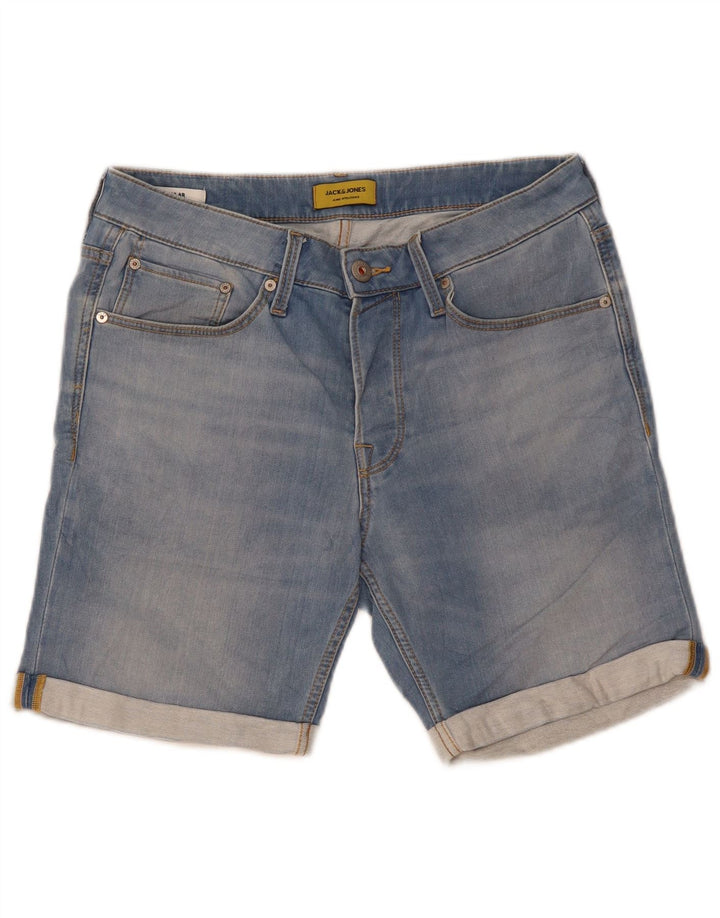 Ανδρικό τζιν σορτς Jack & Jones κανονικό μεσαίο W32 Μπλε βαμβακερό
