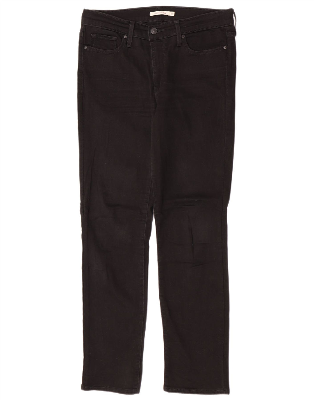 Levi's Womens 312 Shaping Slim Jeans W29 L30 Μαύρο βαμβακερό