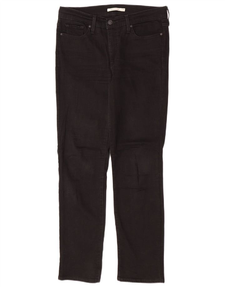 Levi's Womens 312 Shaping Slim Jeans W29 L30 Μαύρο βαμβακερό