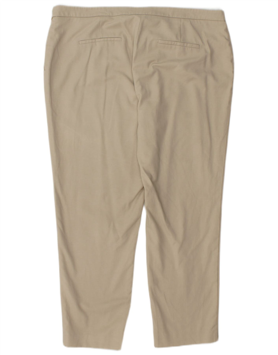 CALVIN KLEIN Γυναικείο ίσιο κομμένο παντελόνι US 16 2XL W38 L27 Μπεζ