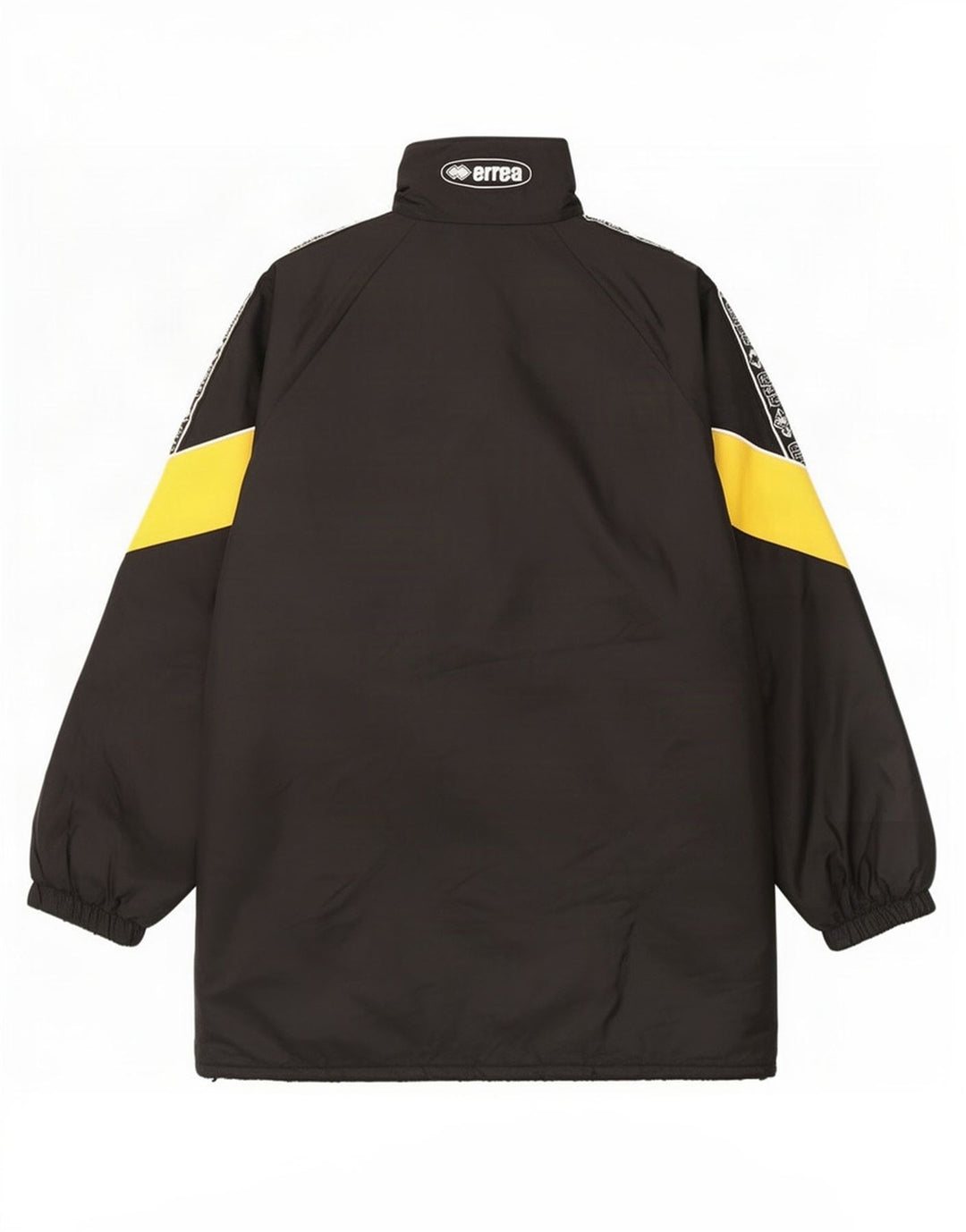 Errea Ανδρικό γραφικό υπερμεγέθη παλτό UK 40 Large Black Colourblock