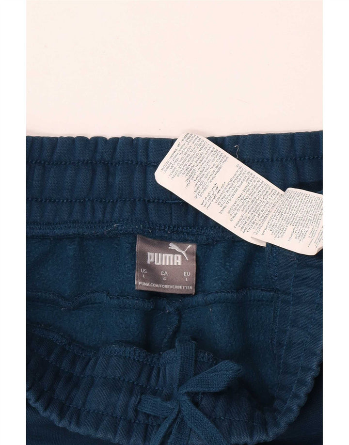 Ανδρική φόρμα Puma Παντελόνι Joggers Μεγάλο Μπλε Βαμβακερό