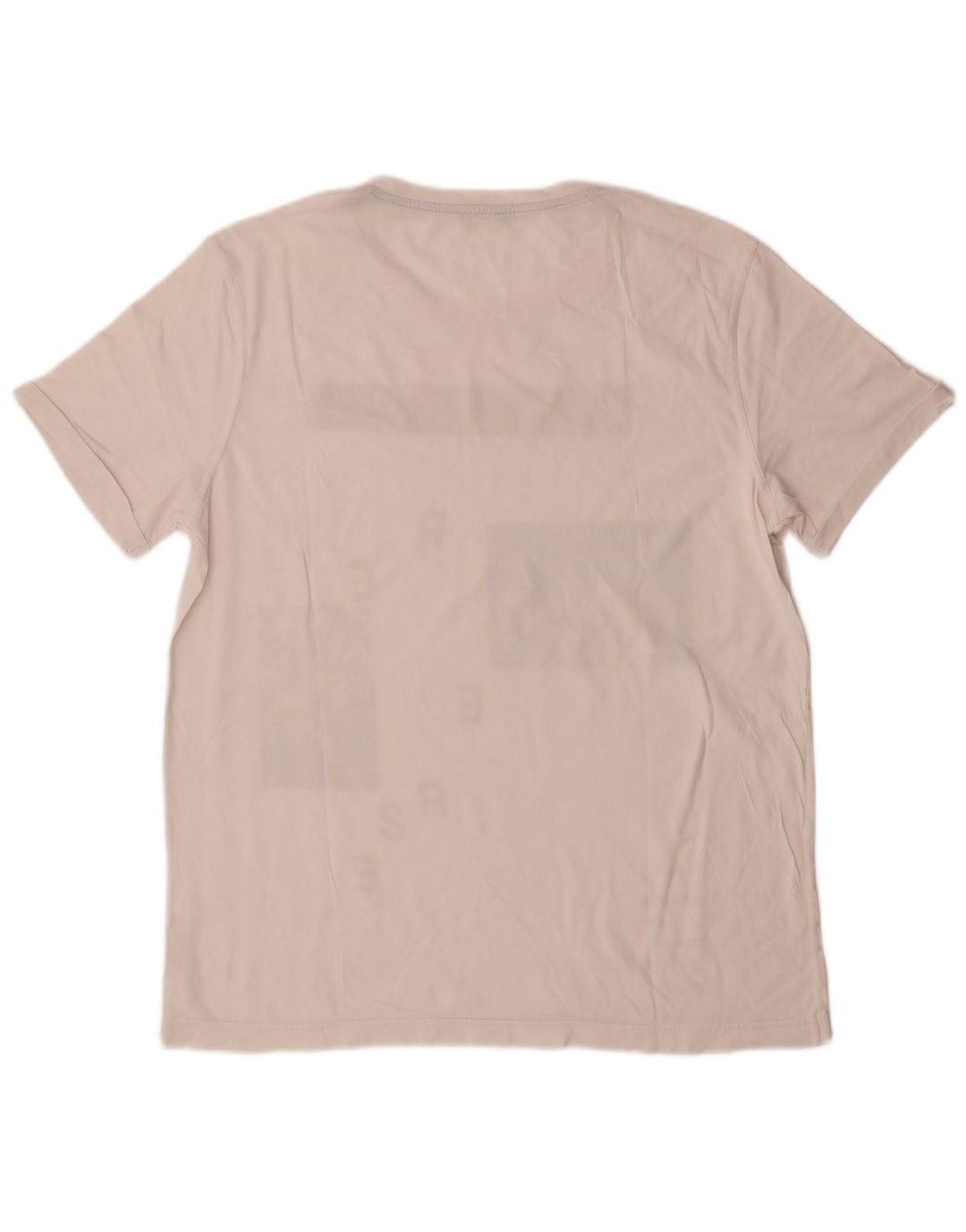 Ανδρικό γραφικό μπλουζάκι Benetton Top Medium White