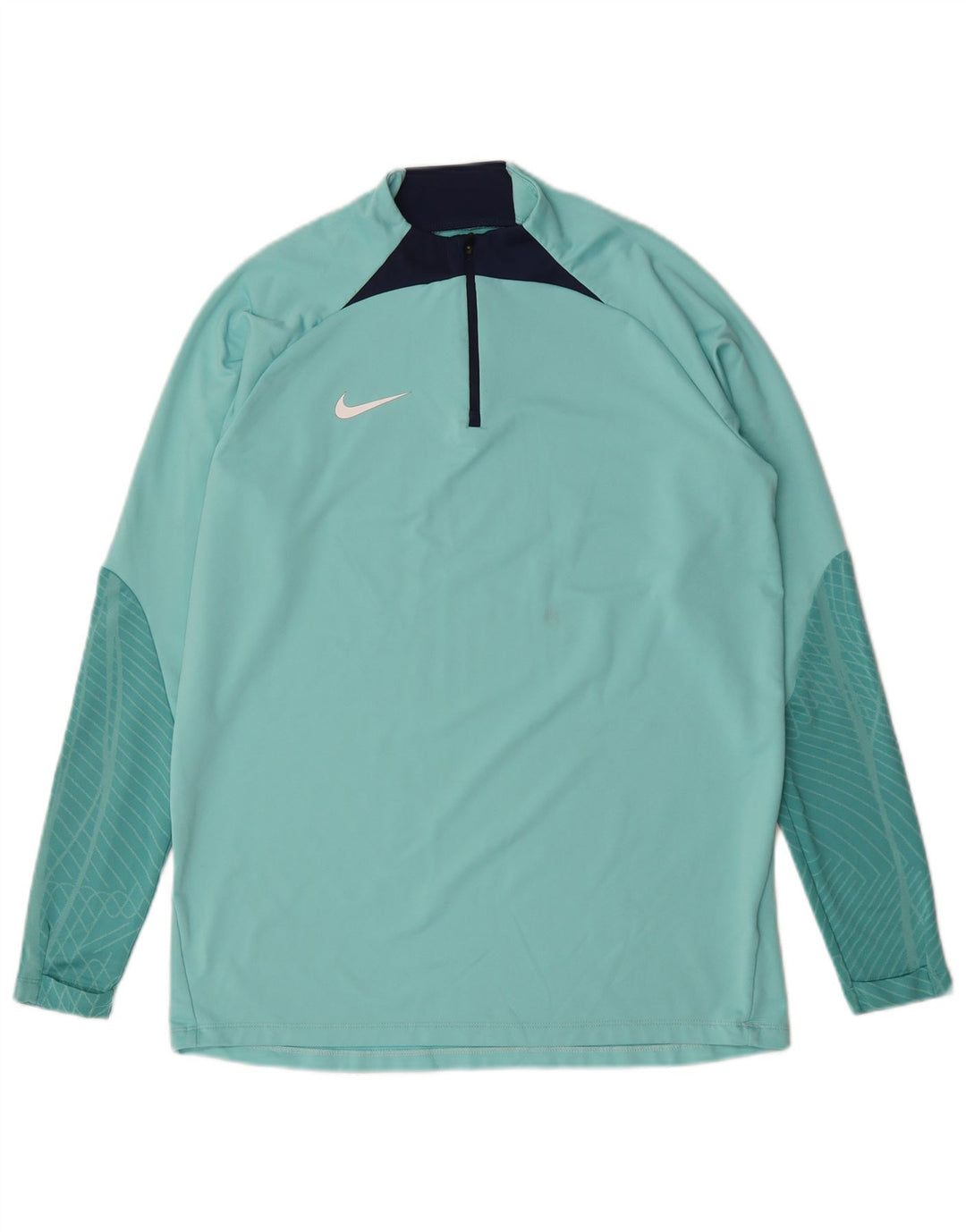 Γυναικεία φόρμα πουλόβερ με φερμουάρ Nike Dri Fit Top UK 16 Large Turquoise