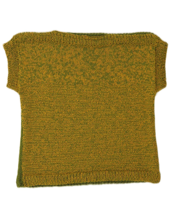 Vintage γυναικείο γιλέκο Tank Top UK 8 Small Green Flecked