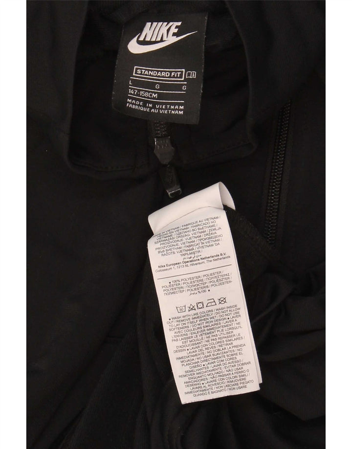 Μπουφάν Nike Boys Standard Graphic αθλητική φόρμα 12-13 ετών, μαύρο