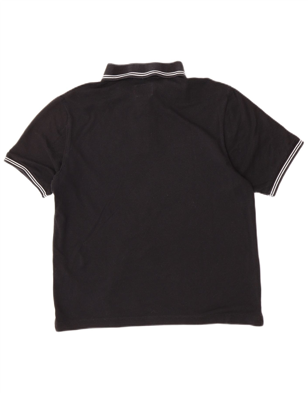 Ανδρικό Champion Easy Fit Graphic Polo πουκάμισο μεσαίο μαύρο βαμβακερό