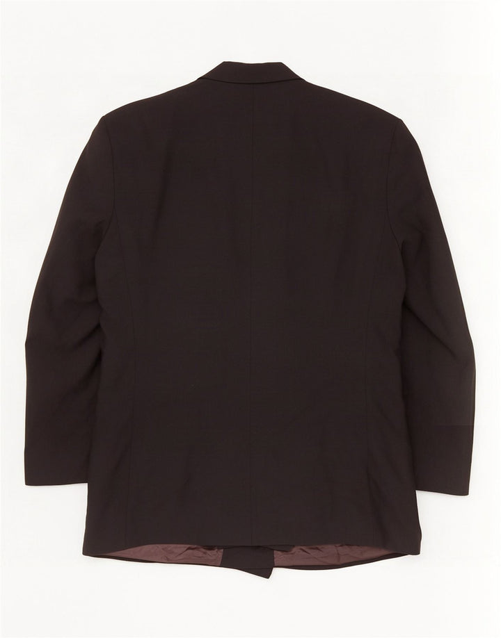 Marks & Spencer Ανδρικό σακάκι με διπλό στήθος UK 44 XL μαύρο πολυεστέρα