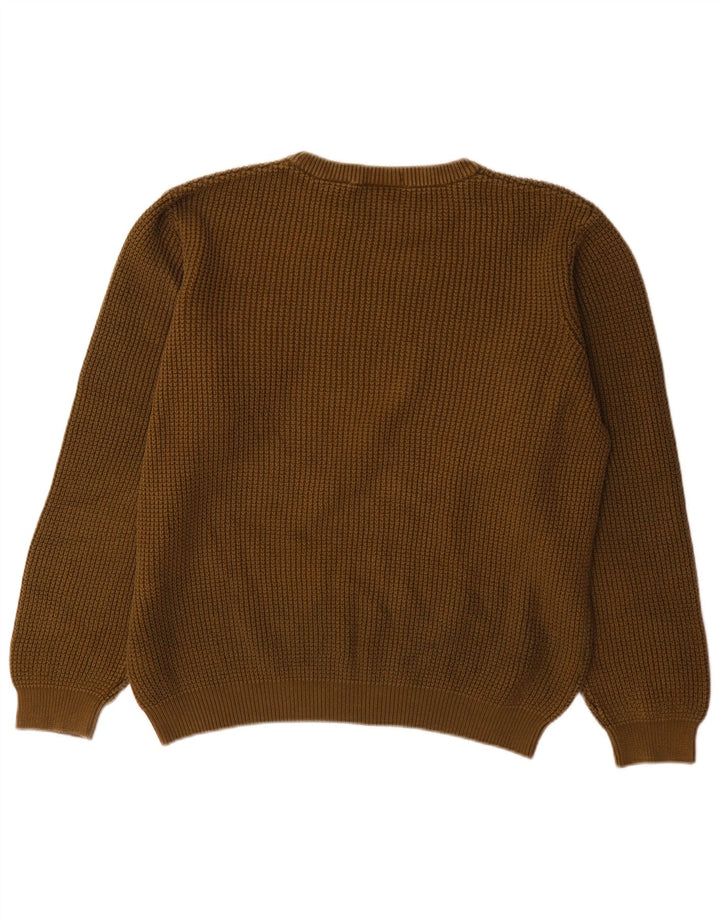 Ανδρικό πουλόβερ Timberland Crew Neck Jumper Μεγάλο χακί βαμβακερό