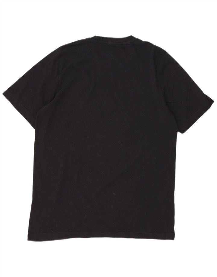 Ανδρικό γραφικό T-Shirt Adidas Top Μεσαίο μαύρο βαμβακερό