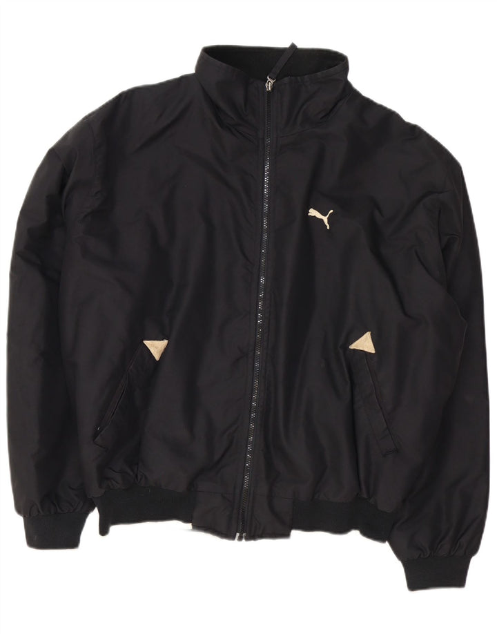 Puma Ανδρικό Loose Fit Bomber Jacket UK 38 Medium Black