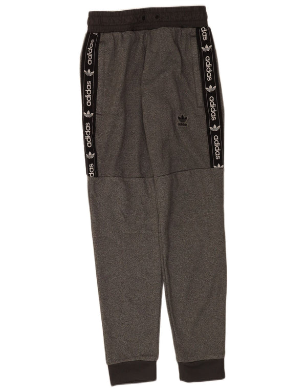 Ανδρικές φόρμες γραφικές Adidas Παντελόνια Joggers Small Grey Colourblock