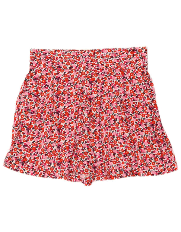 Marks & Spencer Γυναικείο ψηλόμεσο σορτς UK 10 Small W32 Pink Floral