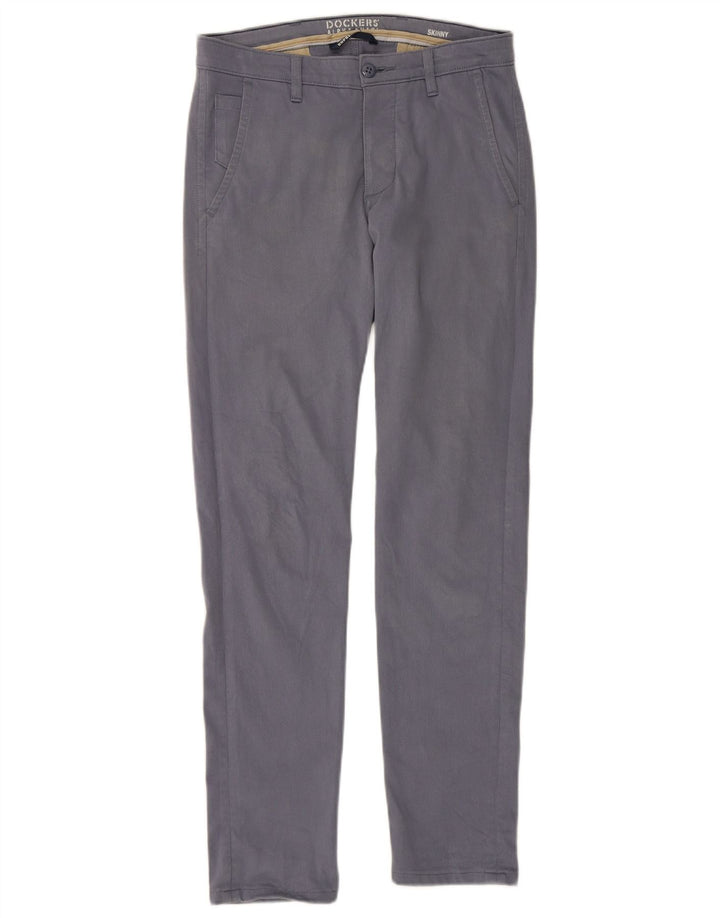 DOCKERS Ανδρικό Skinny παντελόνι Chino W29 L32 Μπλε βαμβακερό